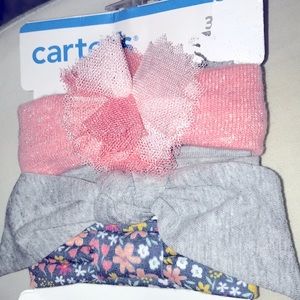 CARTER’S Girls Age 3 & Up Headbands 3Piece Set